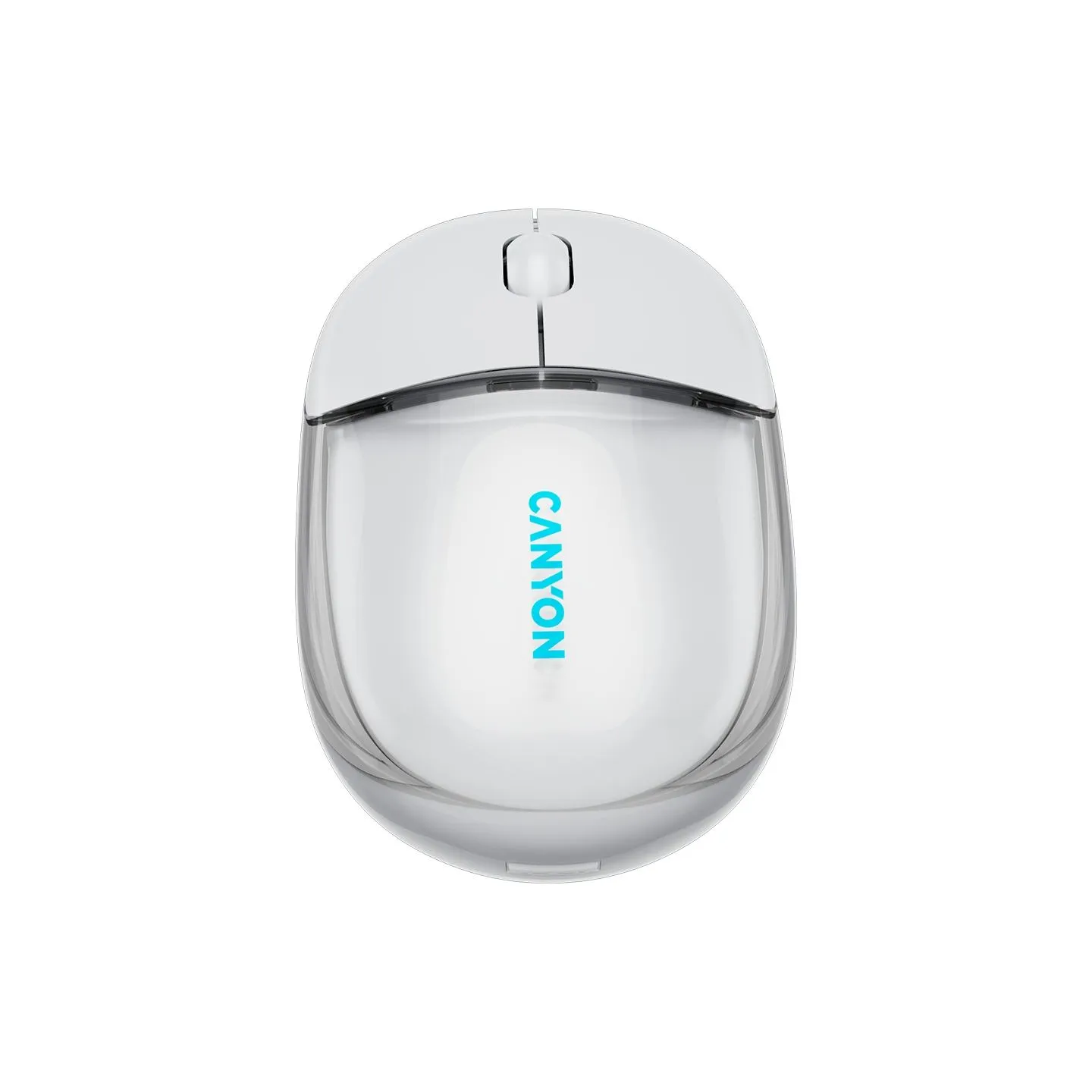 Canyon mouse OnClick 24 BT/ Wireless Transparent/White