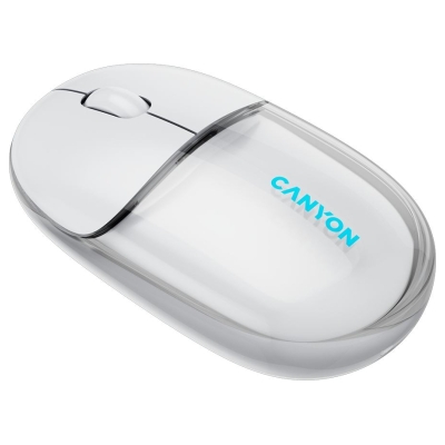 Canyon mouse OnClick 24 BT/ Wireless Transparent/White