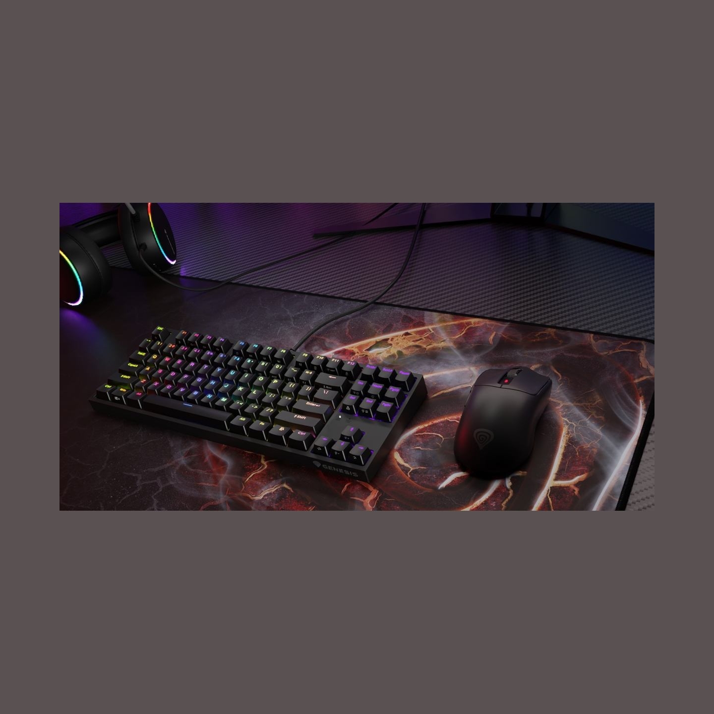 Genesis ZIRCON 500 G2 | Gaming Mouse | Wireless/Wired | 2.4 GHz, Bluetooth, USB | Black