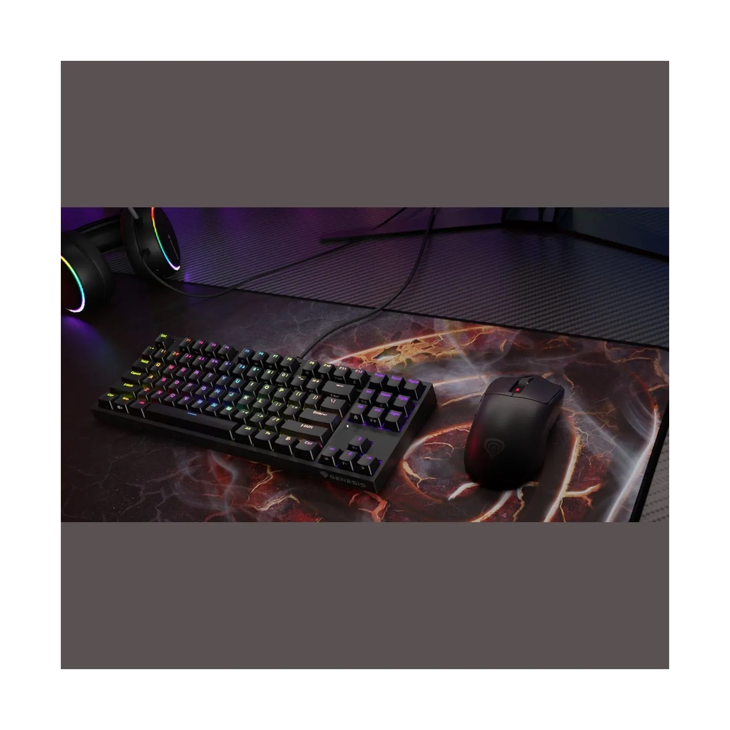 Genesis ZIRCON 500 G2 | Gaming Mouse | Wireless/Wired | 2.4 GHz, Bluetooth, USB | Black