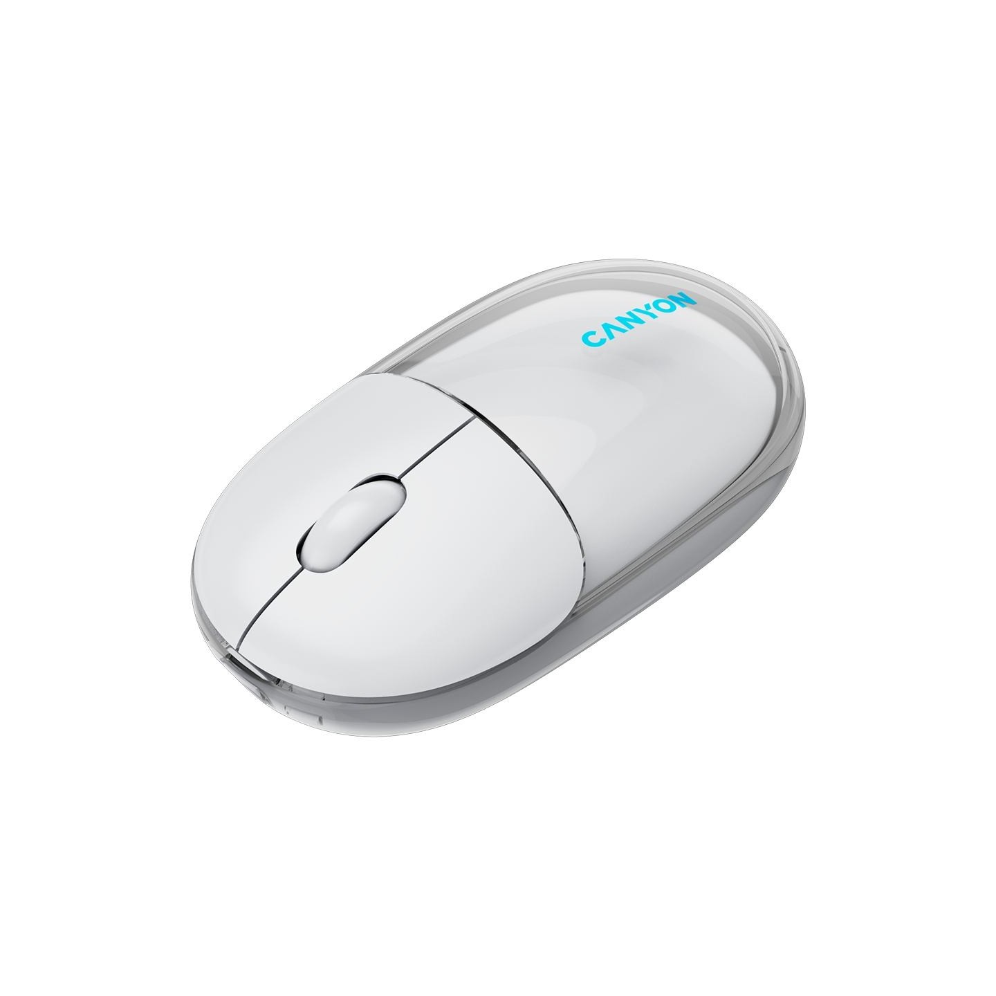 Canyon mouse OnClick 24 BT/ Wireless Transparent/White