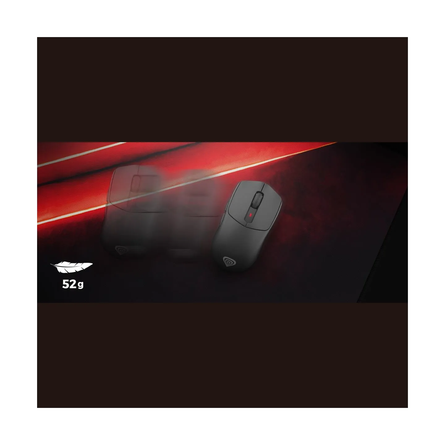 Genesis ZIRCON 500 G2 | Gaming Mouse | Wireless/Wired | 2.4 GHz, Bluetooth, USB | Black