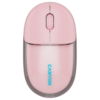 Canyon mouse OnClick 24 BT/ Wireless Transparent/Pink