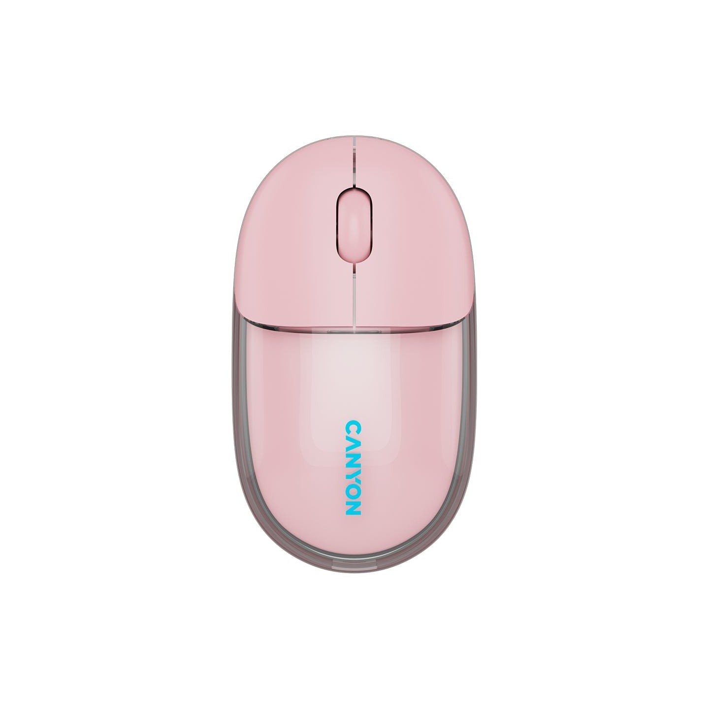 Canyon mouse OnClick 24 BT/ Wireless Transparent/Pink