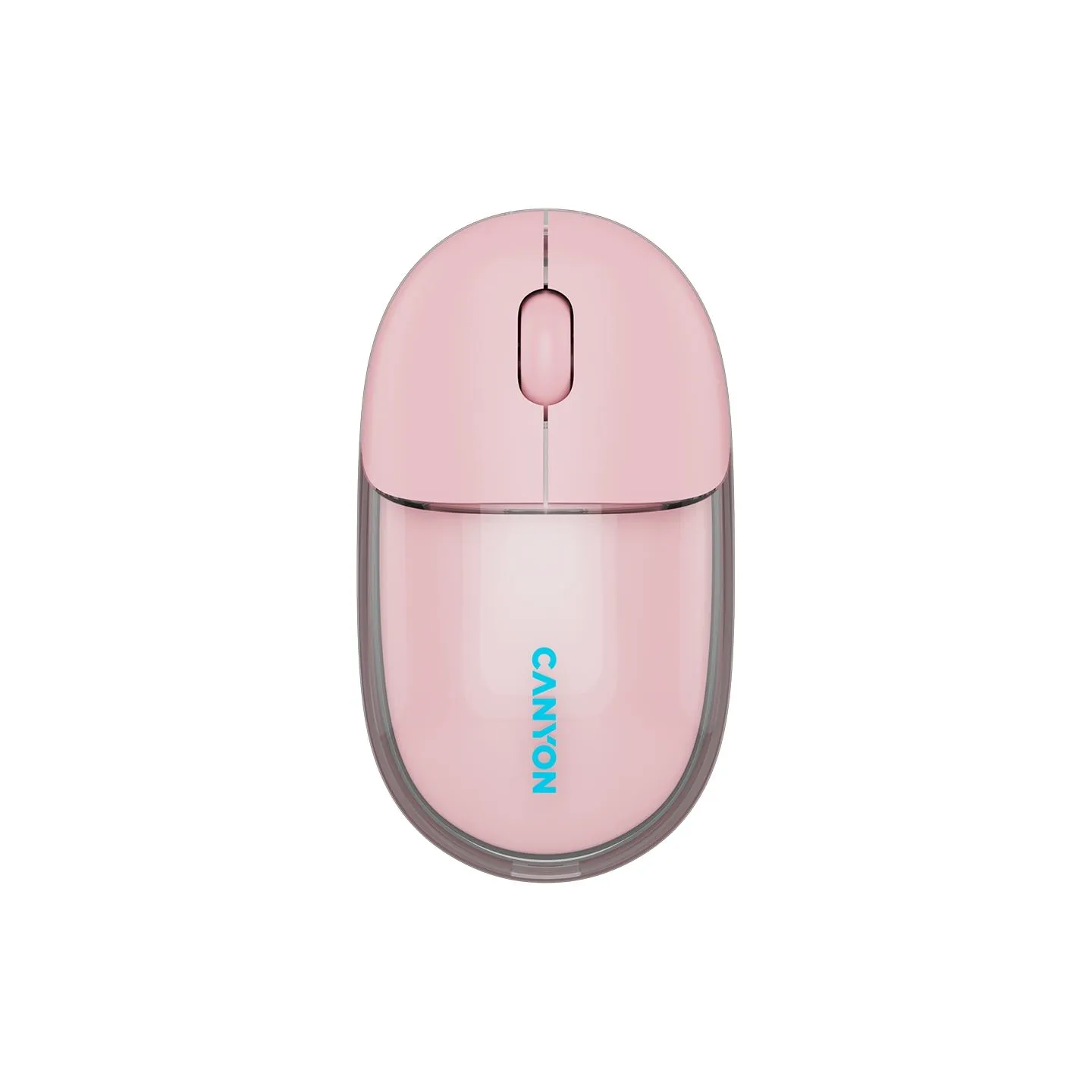 Canyon mouse OnClick 24 BT/ Wireless Transparent/Pink