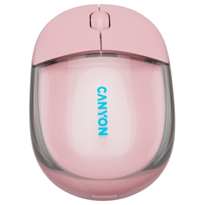 Canyon mouse OnClick 24 BT/ Wireless Transparent/Pink