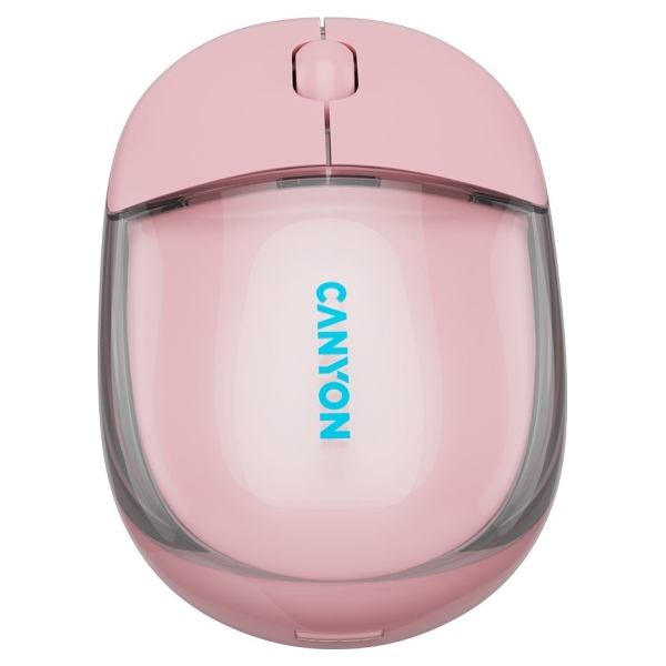 Canyon mouse OnClick 24 BT/ Wireless Transparent/Pink