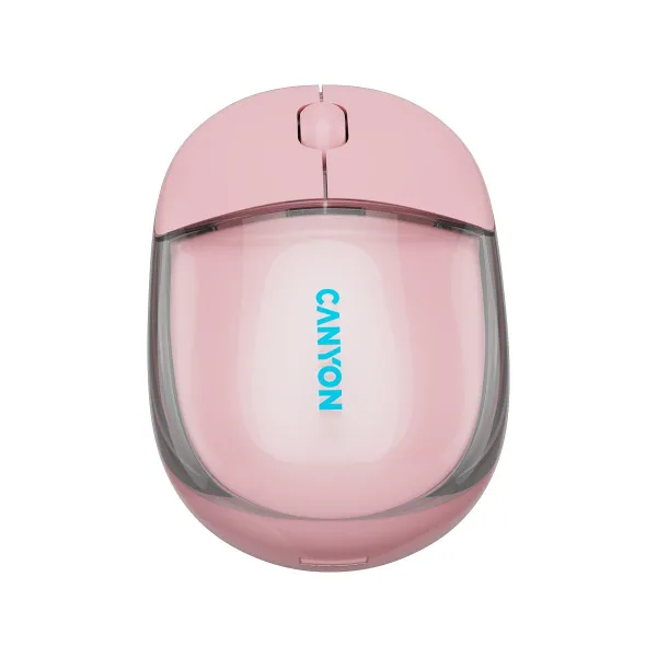 Canyon mouse OnClick 24 BT/ Wireless Transparent/Pink