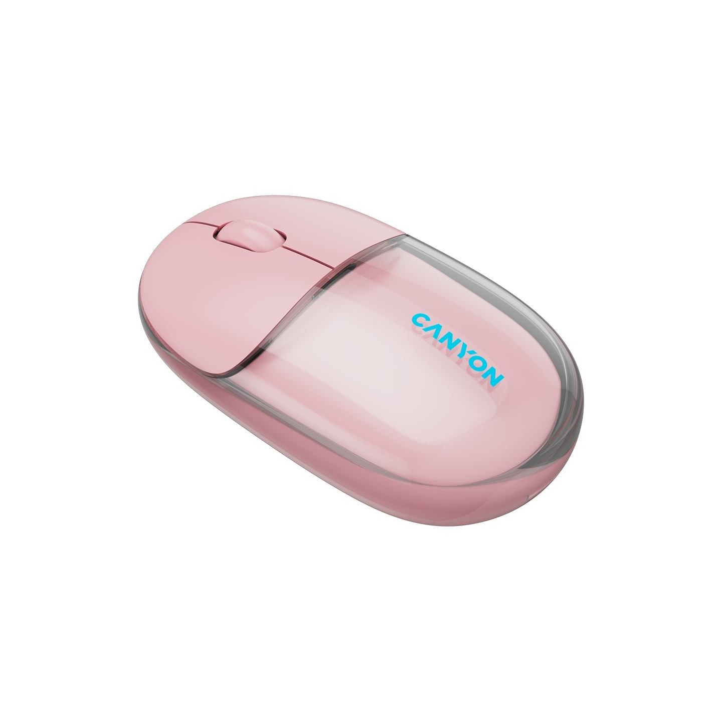 Canyon mouse OnClick 24 BT/ Wireless Transparent/Pink