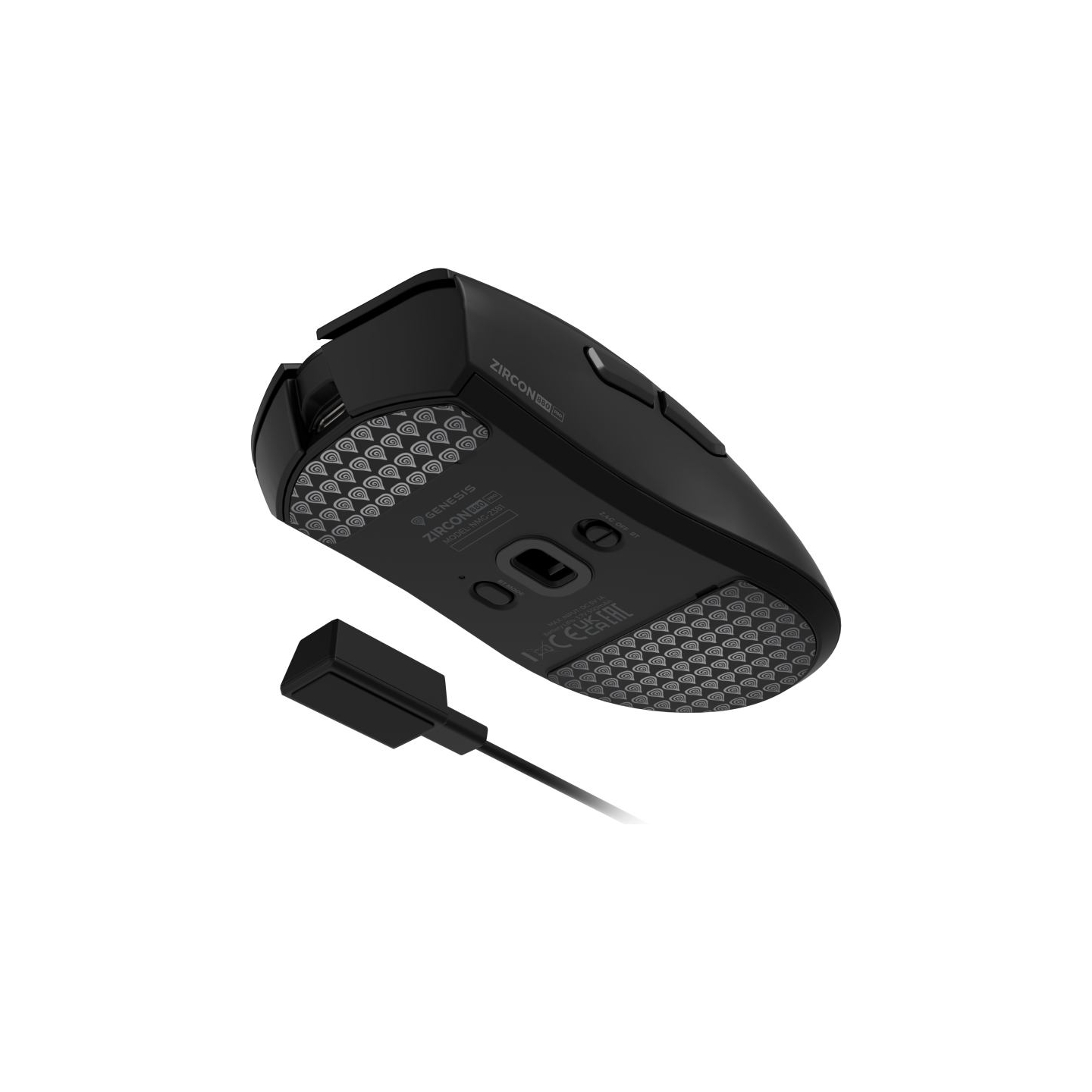 Genesis Gaming Mouse | Zircon 880 Pro 8k | Wireless | 2.4GHz, Bluetooth | Black