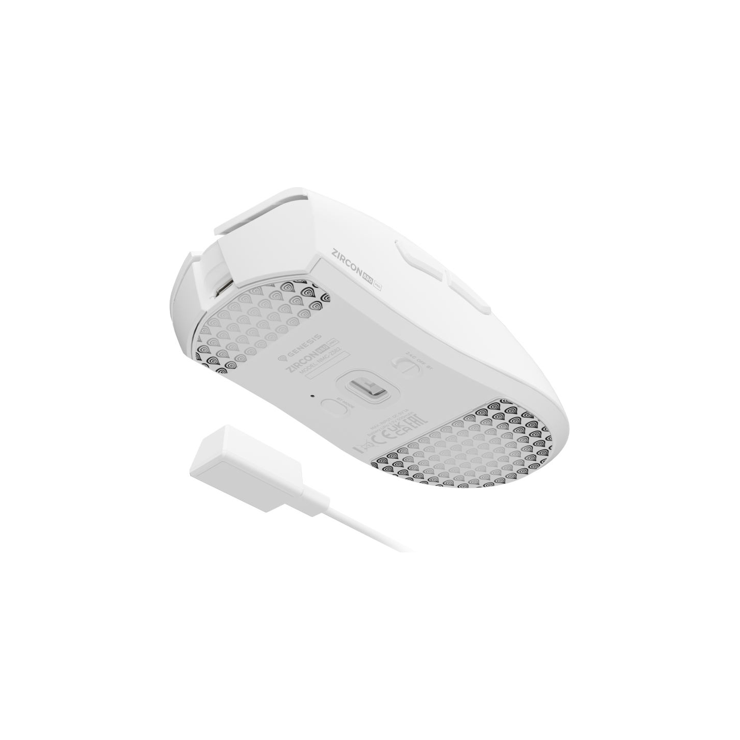 Genesis Gaming Mouse | Zircon 880 Pro 8k | Wireless | 2.4GHz, Bluetooth | White