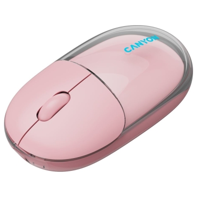 Canyon mouse OnClick 24 BT/ Wireless Transparent/Pink