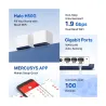 Mercusys AC1900 Whole Home Mesh Wi-Fi System | Halo H50G (2-Pack) | 802.11ac | 600+1300 Mbit/s | Ethernet LAN (RJ-45) ports 3 | 