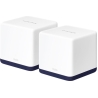 Mercusys AC1900 Whole Home Mesh Wi-Fi System | Halo H50G (2-Pack) | 802.11ac | 600+1300 Mbit/s | Ethernet LAN (RJ-45) ports 3 | 