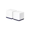 Mercusys AC1900 Whole Home Mesh Wi-Fi System | Halo H50G (2-Pack) | 802.11ac | 600+1300 Mbit/s | Ethernet LAN (RJ-45) ports 3 | 