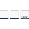 Mercusys AC1900 Whole Home Mesh Wi-Fi System | Halo H50G (3-Pack) | 802.11ac | 1300+600 Mbit/s | Ethernet LAN (RJ-45) ports 3 | 
