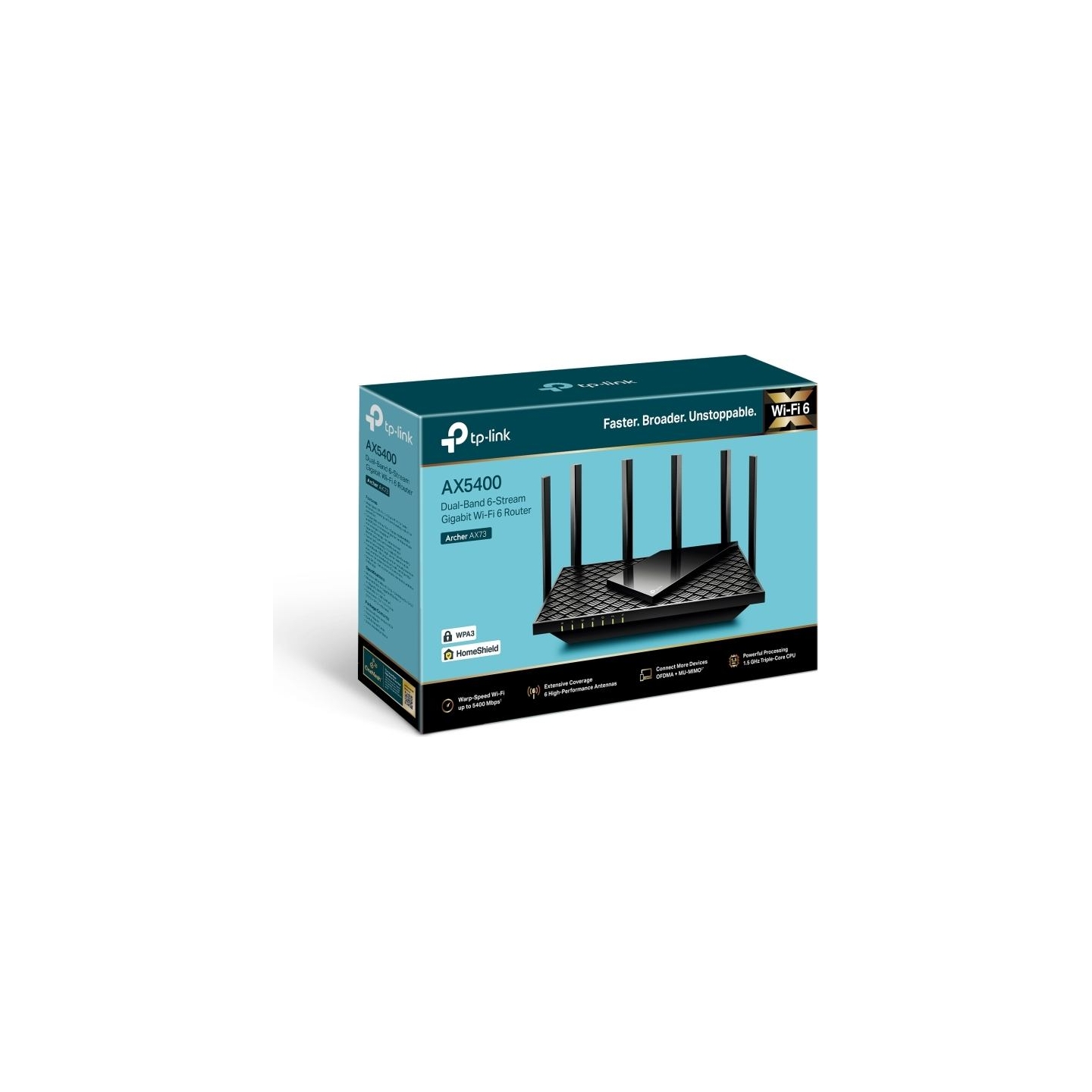 Tp-Link Archer AX72 rou ter AX5400 4LAN 1WAN 1U