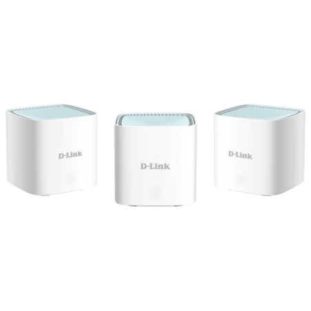 D-Link EAGLE PRO AI AX1500 Mesh System | M15-3 (3-pack) | 802.11ax | 1200+300  Mbit/s | 10/100/1000 Mbit/s | Ethernet LAN (RJ-45