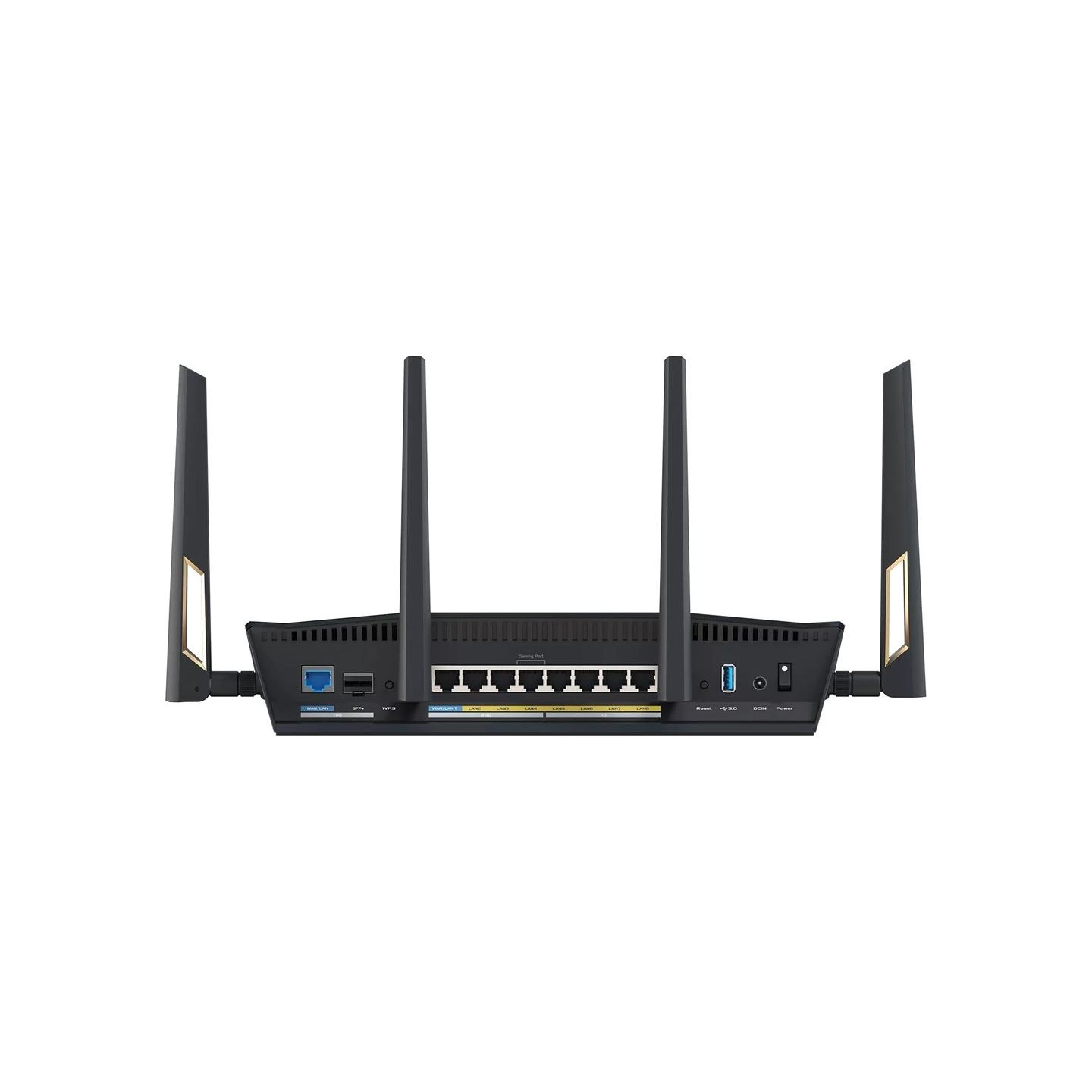 Asus Dual-band WiFi 7 AiMesh Extendable Performance Router | RT-BE88U | 802.11be | 10/100/1000 Mbit/s | Ethernet LAN (RJ-45) por