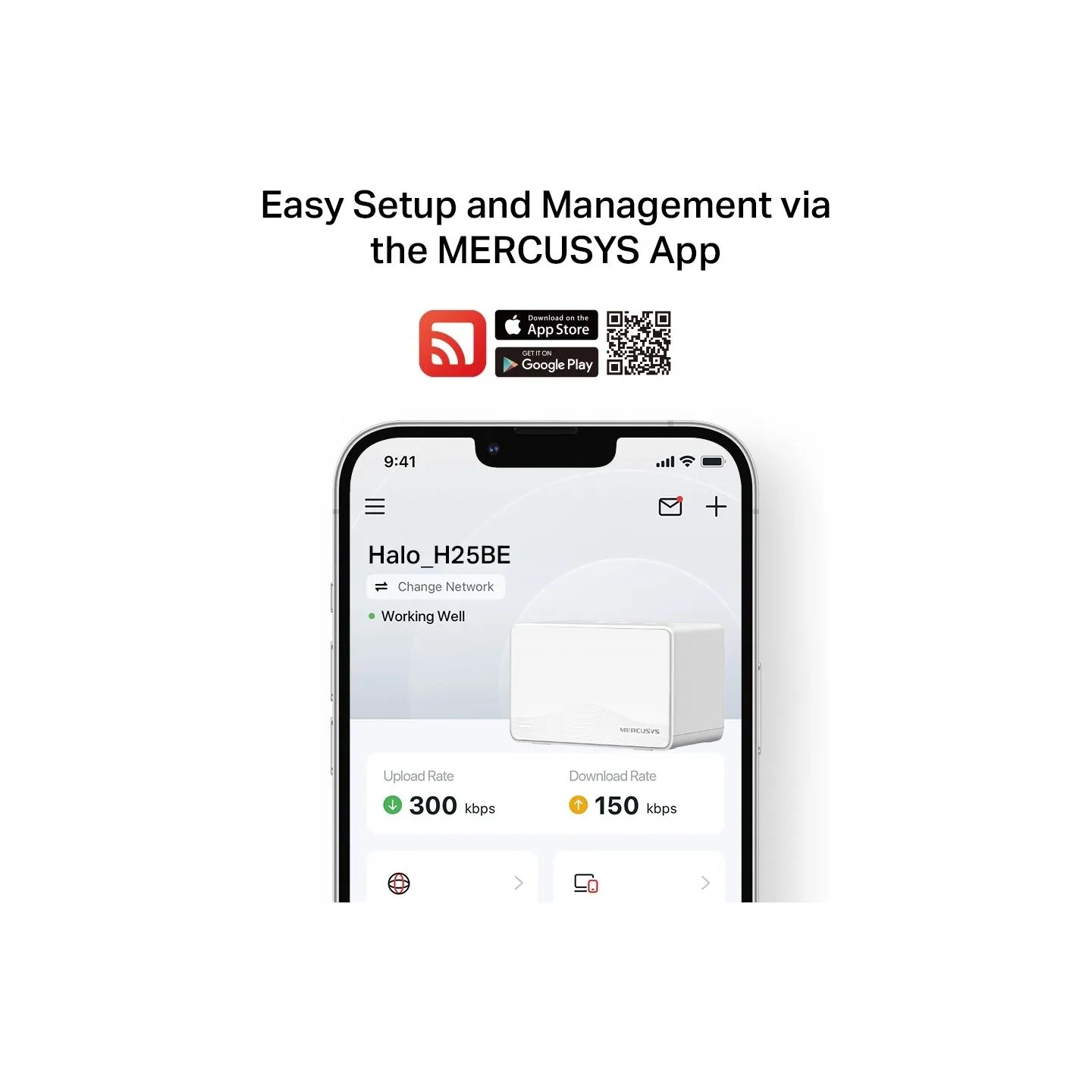 Mercusys BE3600 Whole Home Mesh Wi-Fi 7 System | Halo H25BE (2-pack) | 802.11ax | Ethernet LAN (RJ-45) ports 1 | Mesh Support Ye