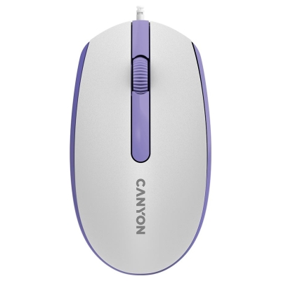 Canyon mouse M-10 Wired White Lavender