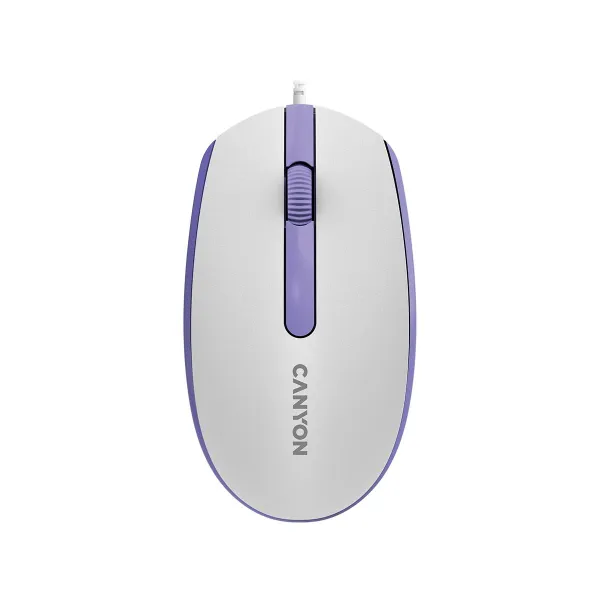 Canyon mouse M-10 Wired White Lavender