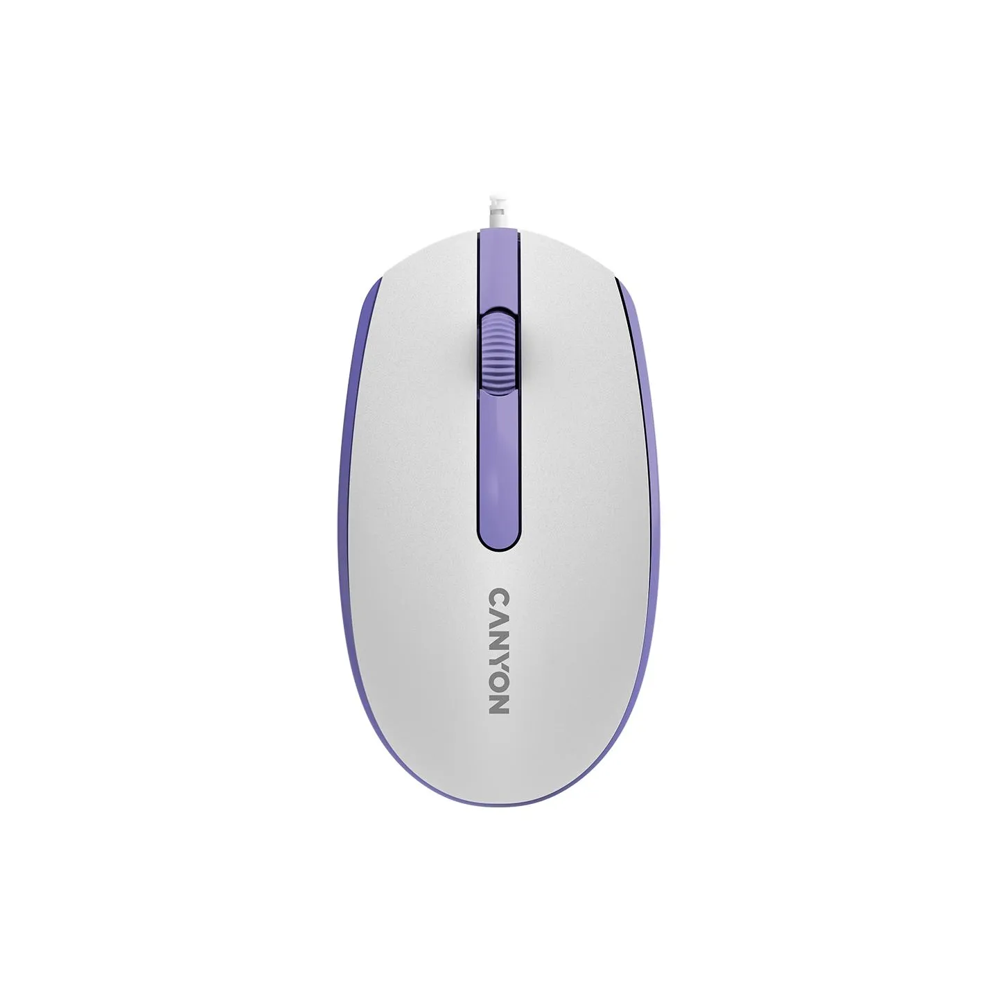 Canyon mouse M-10 Wired White Lavender