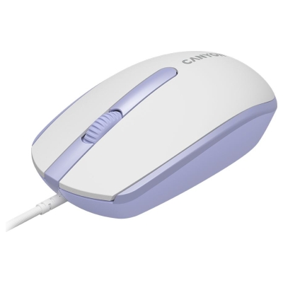 Canyon mouse M-10 Wired White Lavender