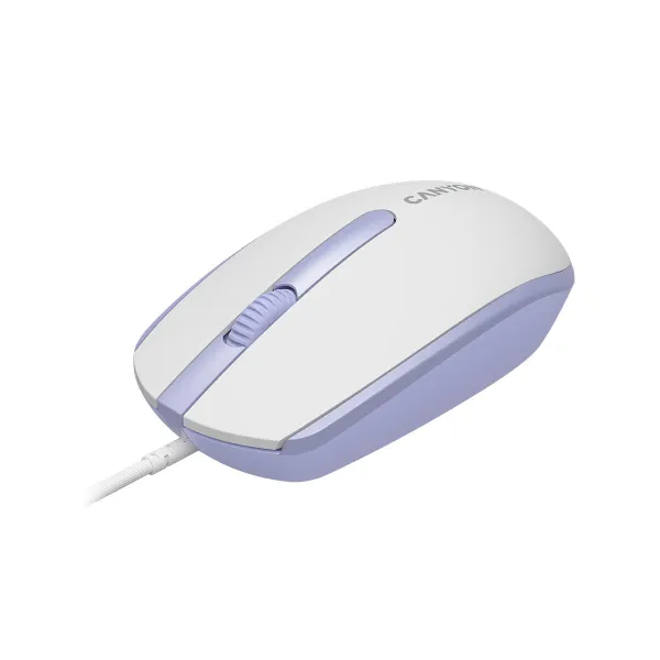 Canyon mouse M-10 Wired White Lavender