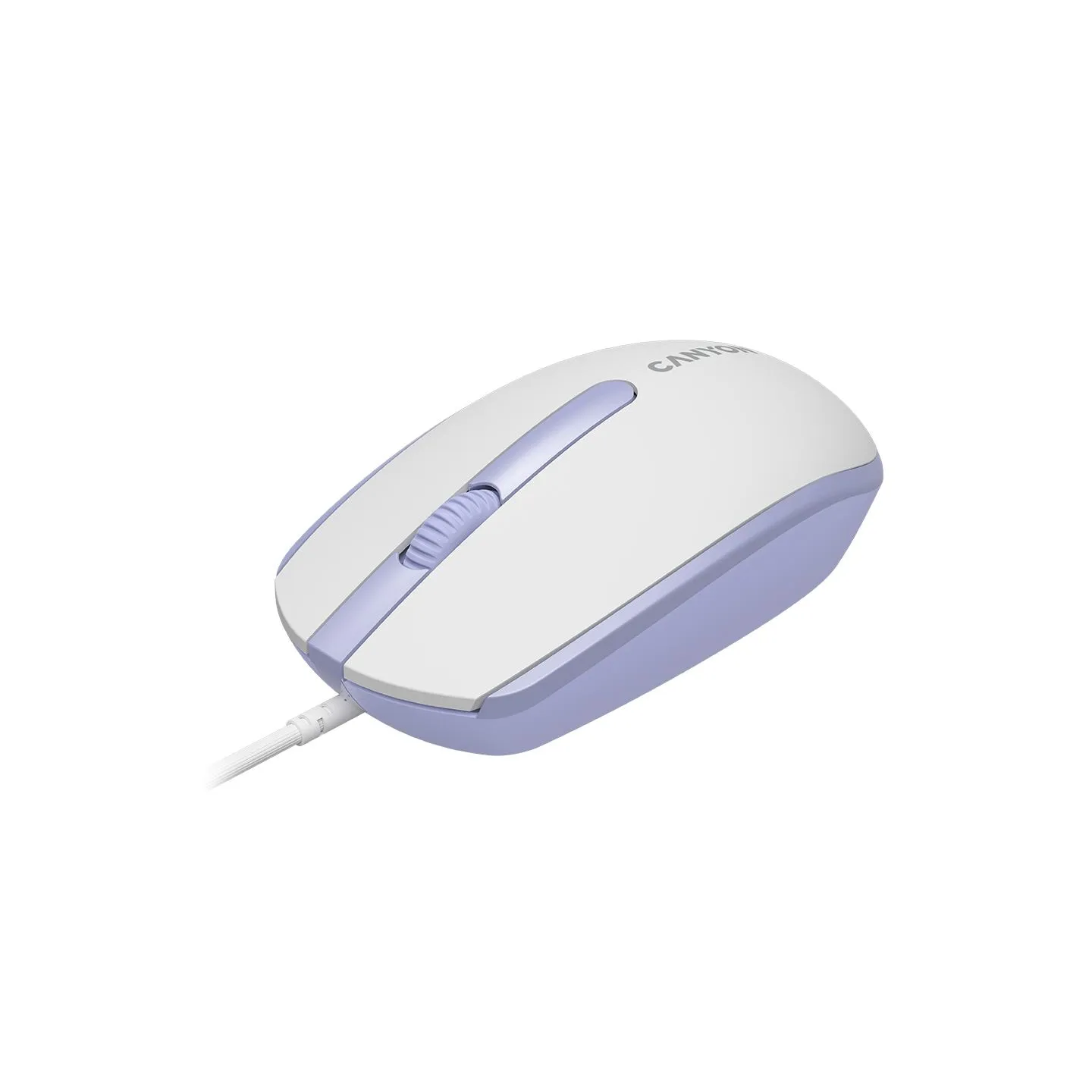 Canyon mouse M-10 Wired White Lavender