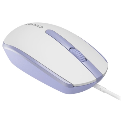 Canyon mouse M-10 Wired White Lavender