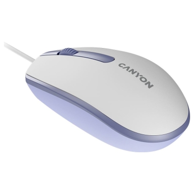 Canyon mouse M-10 Wired White Lavender