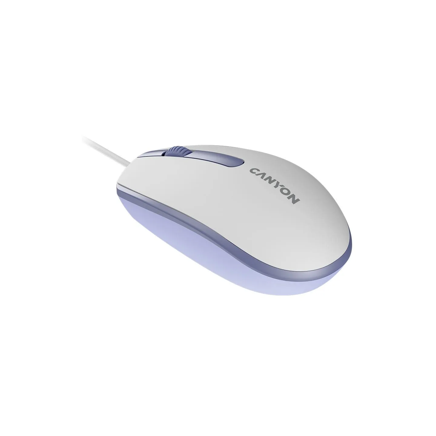 Canyon mouse M-10 Wired White Lavender