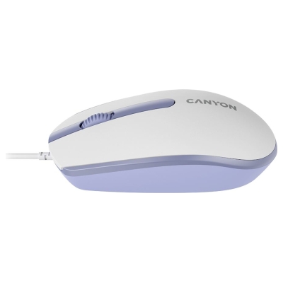 Canyon mouse M-10 Wired White Lavender