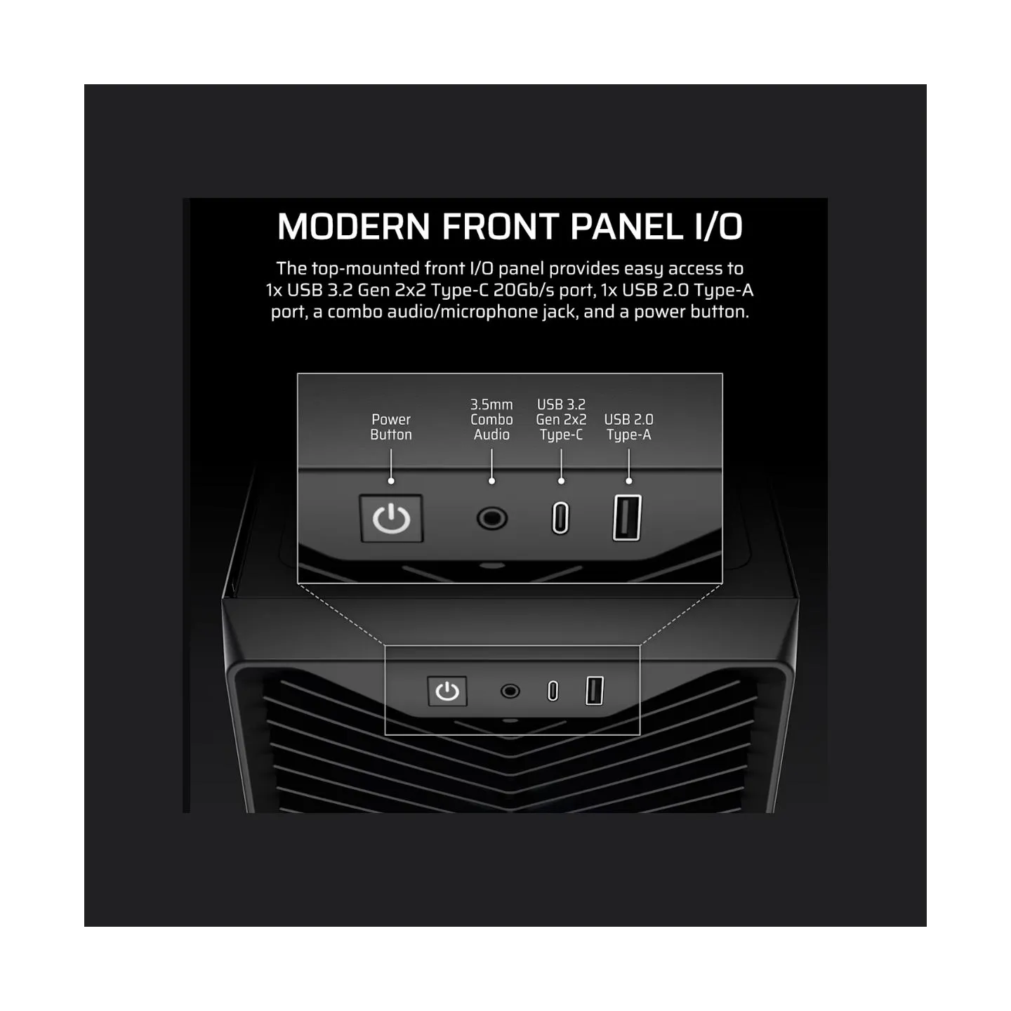 Corsair PC Case | 3200D RS | Black | Mid-Tower