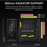 Corsair PC case 3200D RS Mid-Tower smoke