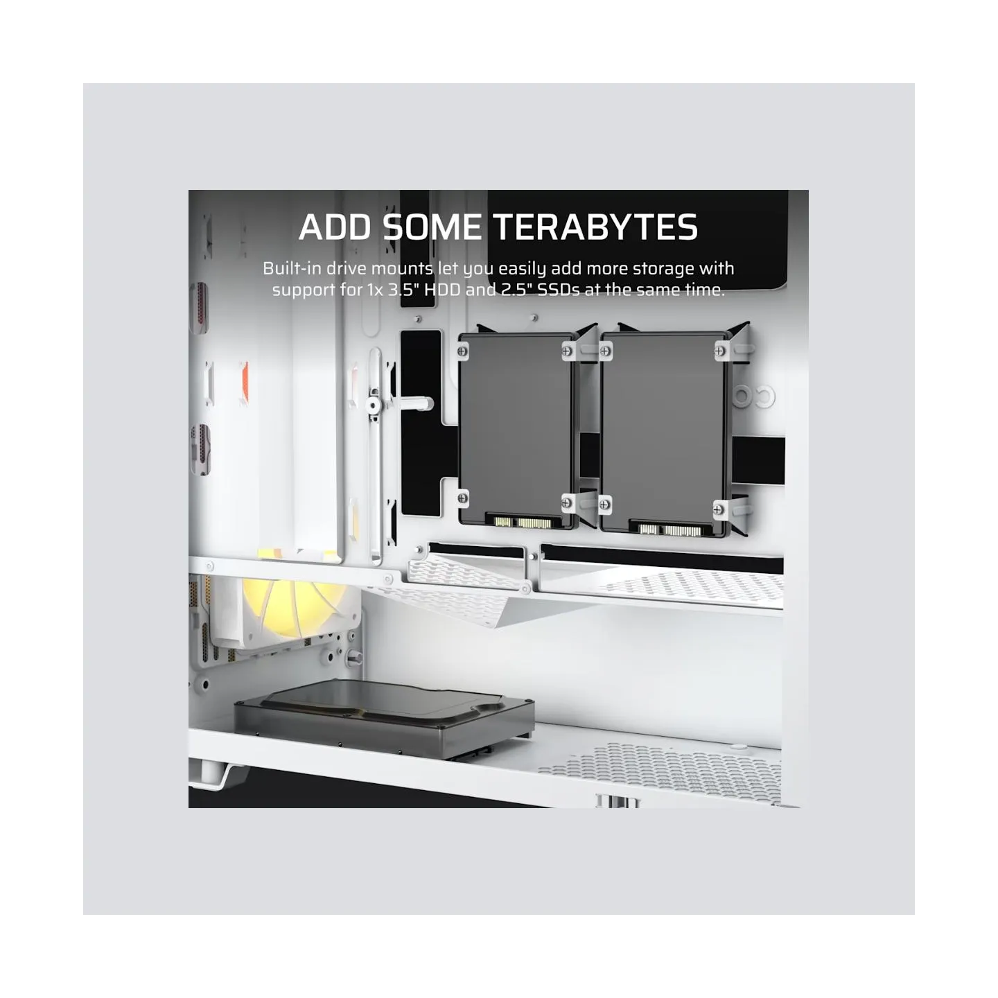 Corsair Case 3200D RS ARGB Mid-Tower White
