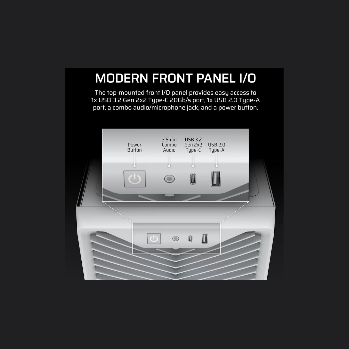 Corsair Case 3200D RS ARGB Mid-Tower White