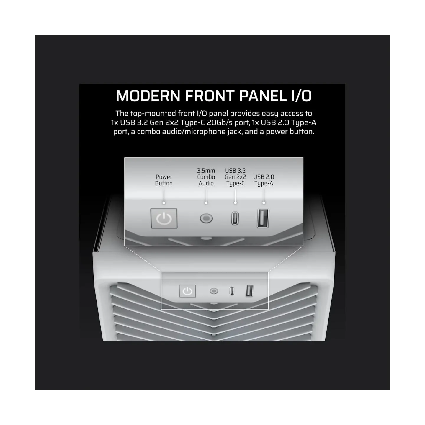 Corsair Case 3200D RS ARGB Mid-Tower White