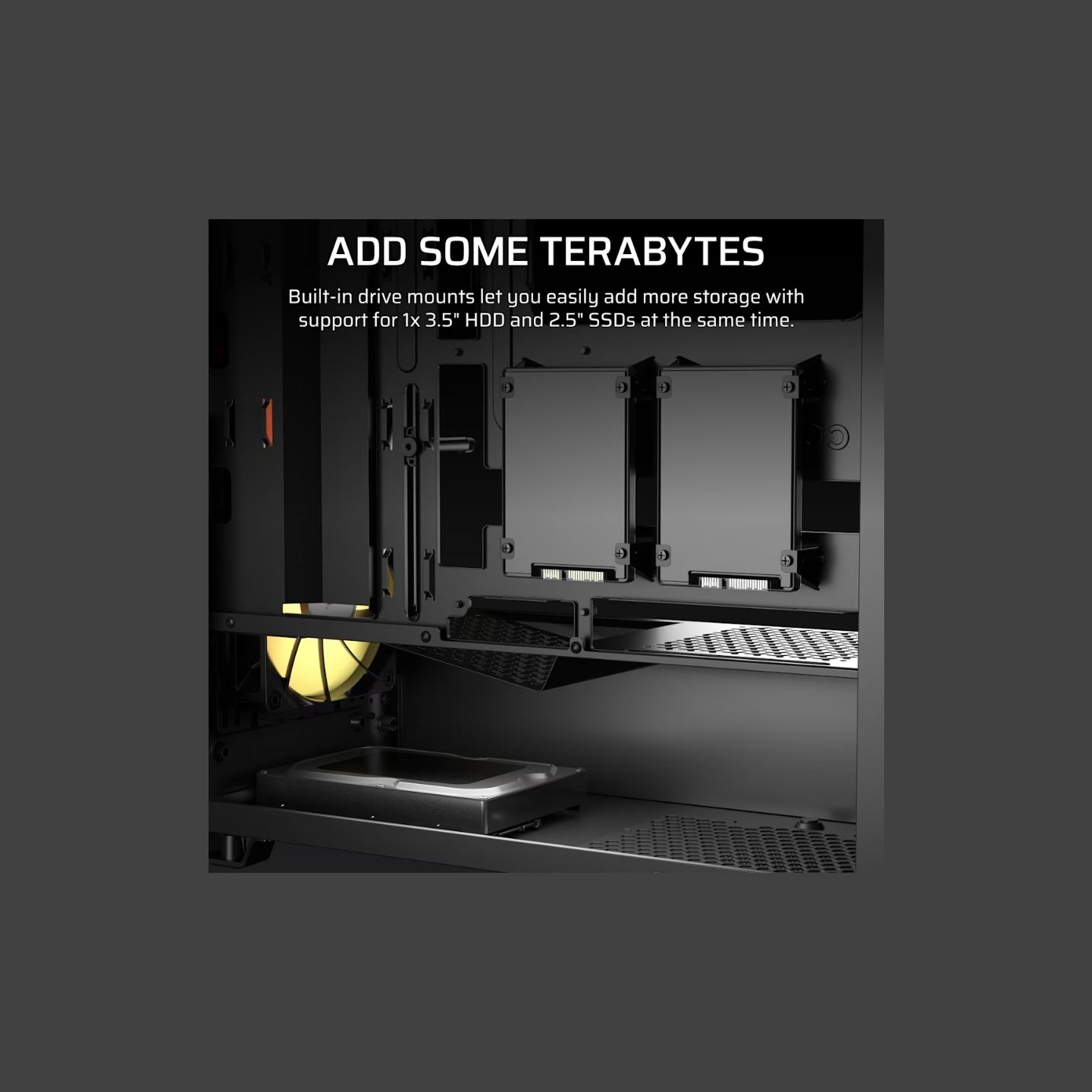 Corsair Case 3200D RS ARGB Mid-Tower Smoke