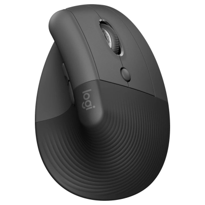 Logitech Lift Bluetooth Vertical Ergonomic Mouse - GRAPHITE/BLACK