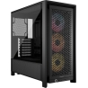 Corsair PC Case | Frame 4000D RS ARGB Modular | Black | Mid-Tower