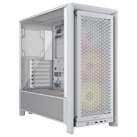 Corsair PC Case | Frame 4000D RS ARGB Modular | White | Mid-Tower