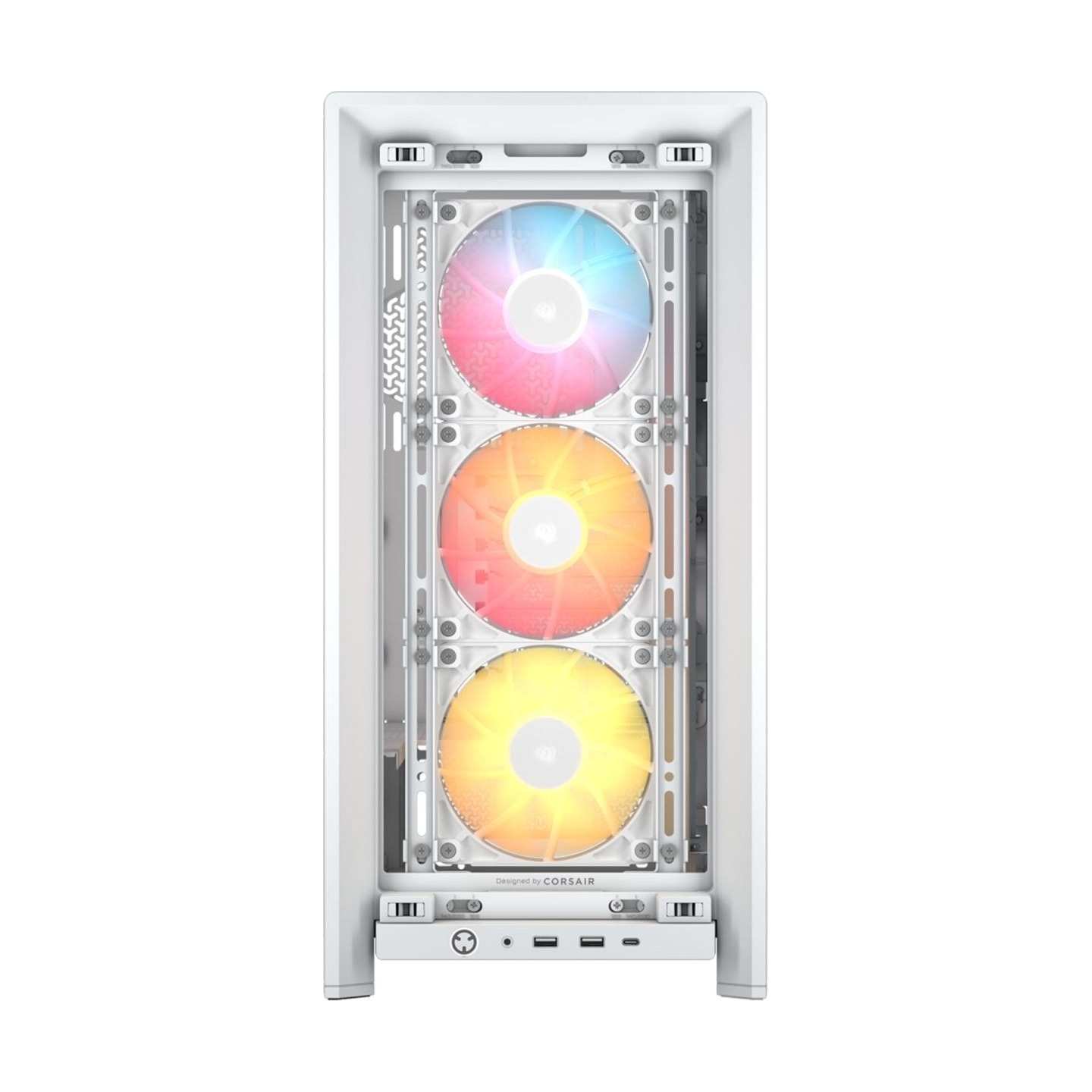 Corsair PC Case | Frame 4000D RS ARGB Modular | White | Mid-Tower