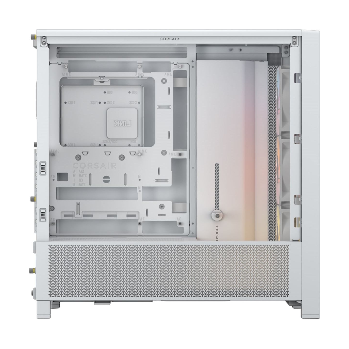 Corsair Case FRAME 4000D RS ARGB White Mid Tower AT