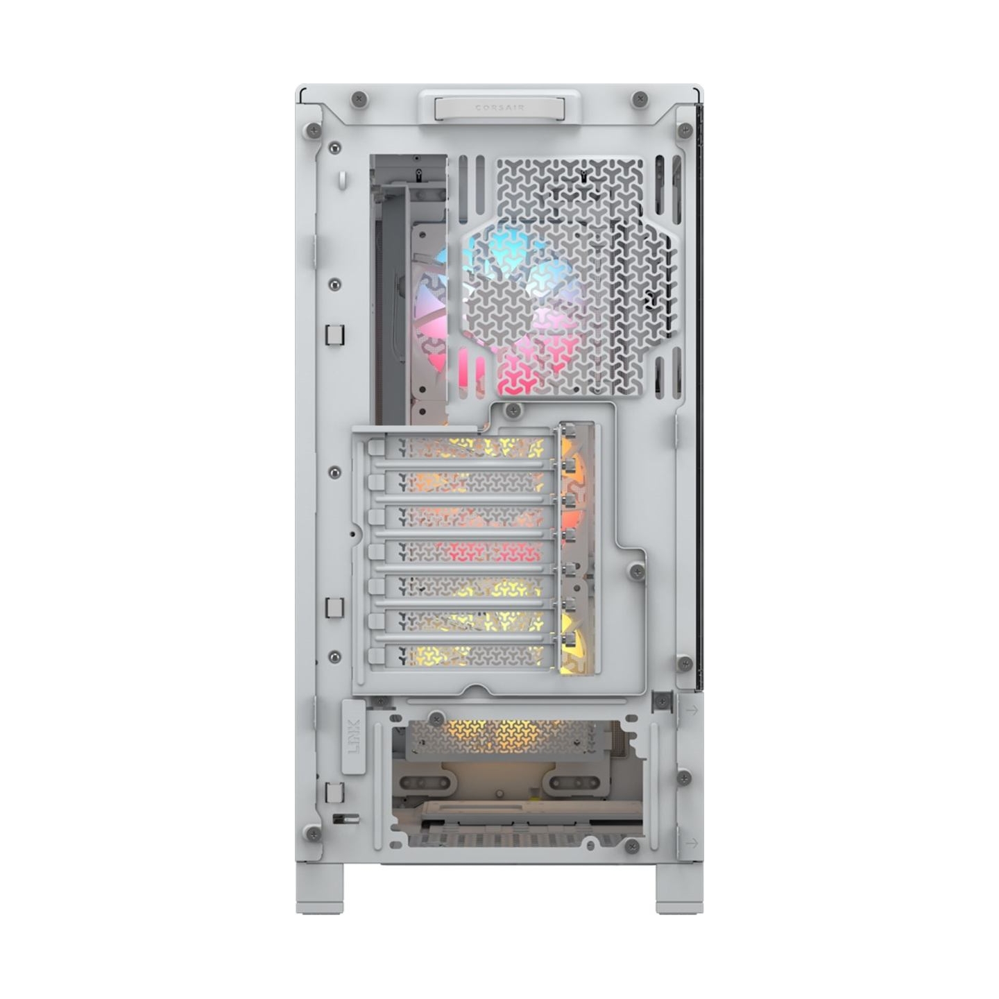 Corsair PC Case | Frame 4000D RS ARGB Modular | White | Mid-Tower