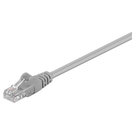 Goobay | CAT 5e patch cable, U/UTP | Grey RJ45 male (8P8C) | RJ45 male (8P8C)