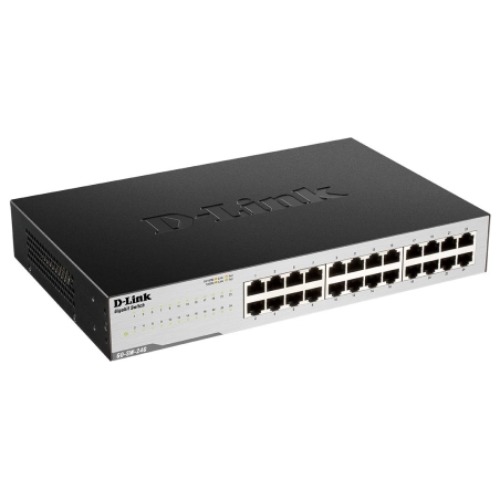 D-Link | 24-Port Gigabit Easy Desktop Switch | GO-SW-24G | Unmanaged | Desktop/Rackmountable | 24 month(s)