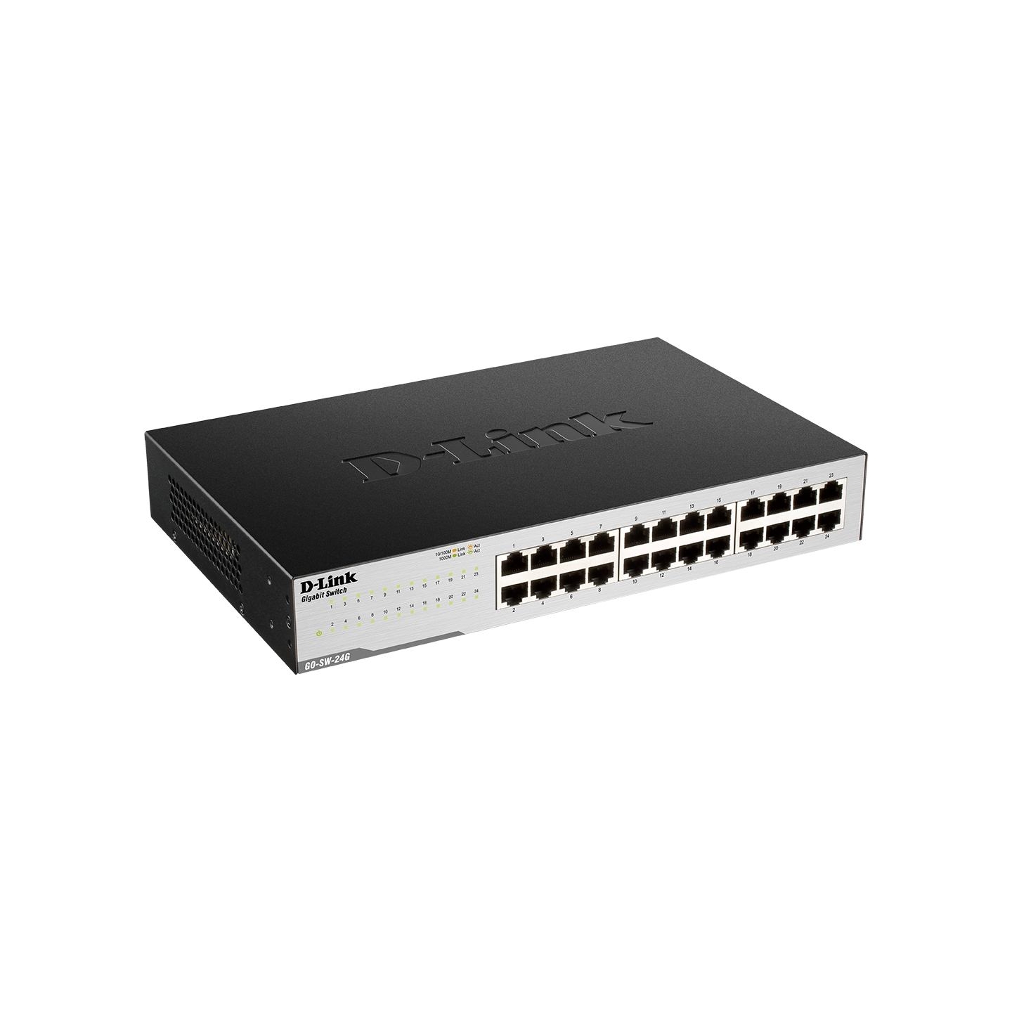 D-Link | 24-Port Gigabit Easy Desktop Switch | GO-SW-24G | Unmanaged | Desktop/Rackmountable | 24 month(s)