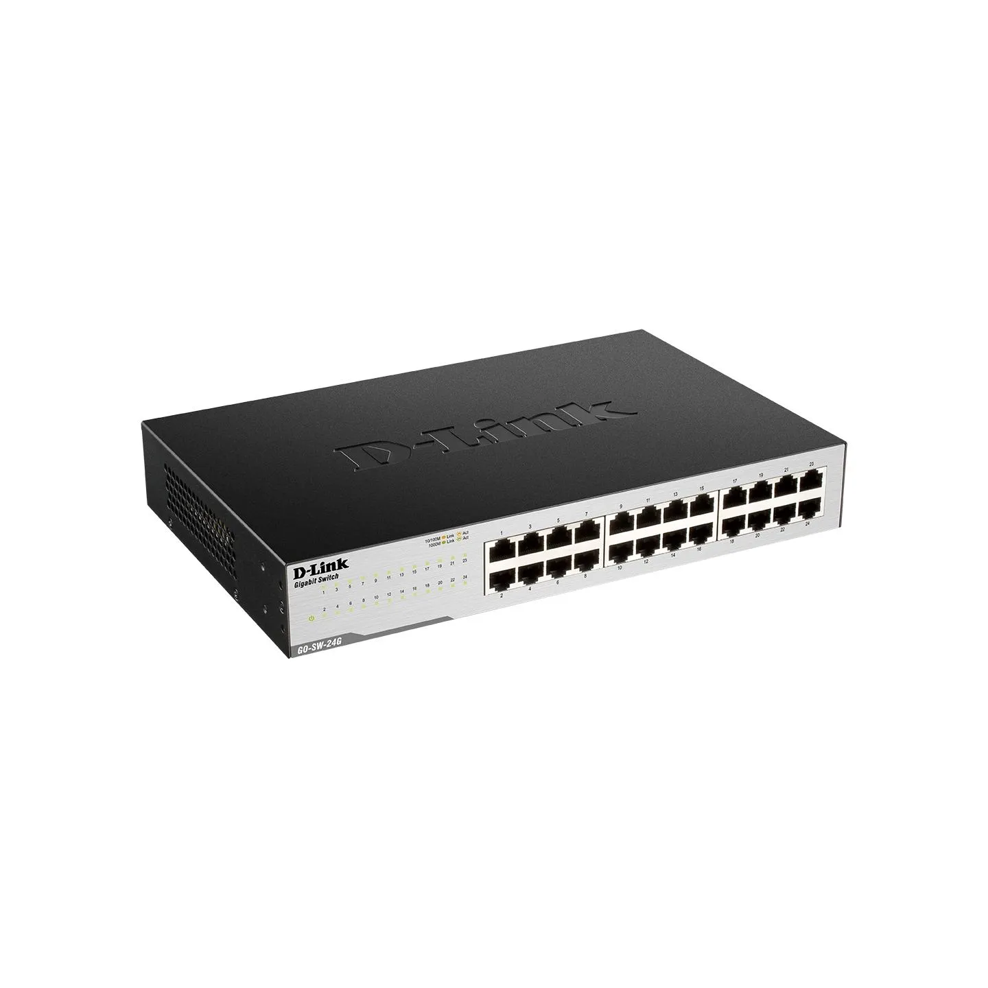 D-Link | 24-Port Gigabit Easy Desktop Switch | GO-SW-24G | Unmanaged | Desktop/Rackmountable | 24 month(s)